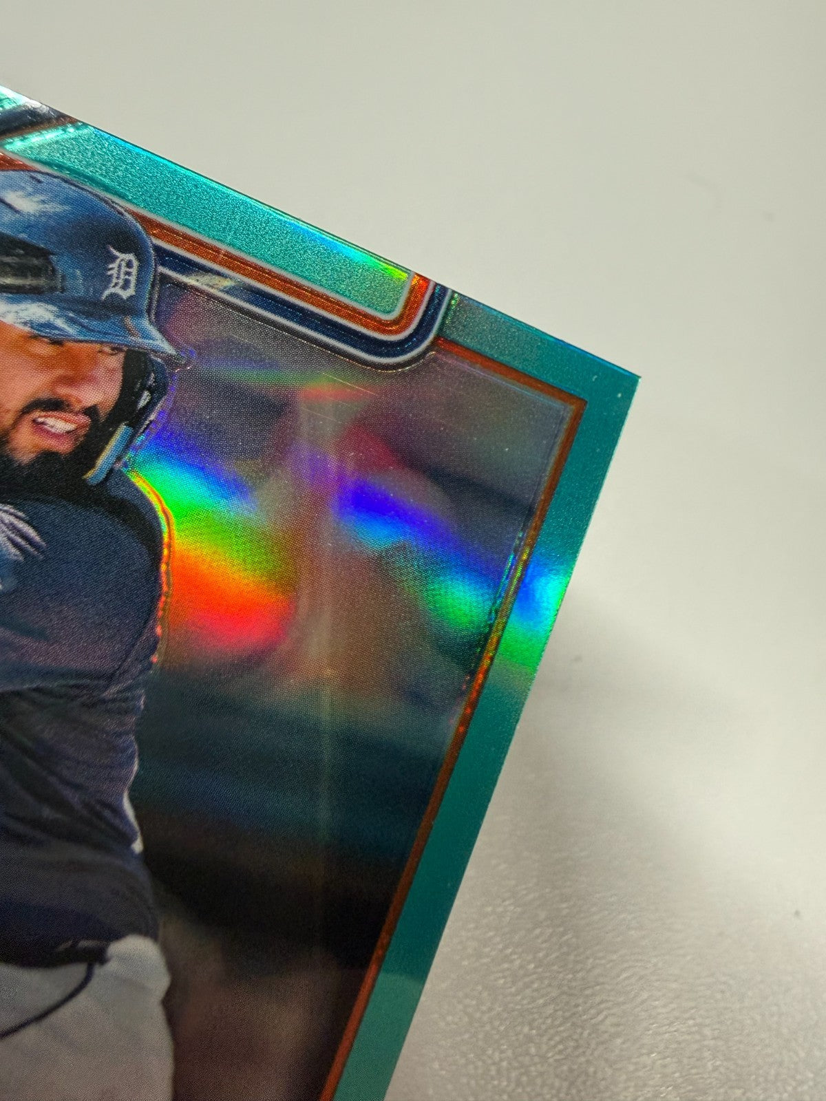 Gleyber Torres 2025 Topps Chrome Aqua Refractor /199 #190 Tigers