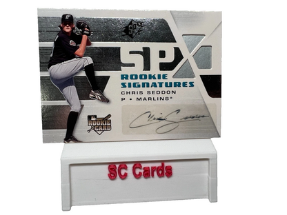Chris Seddon 2008 Upper Deck SPX Auto RC #114 Marlins