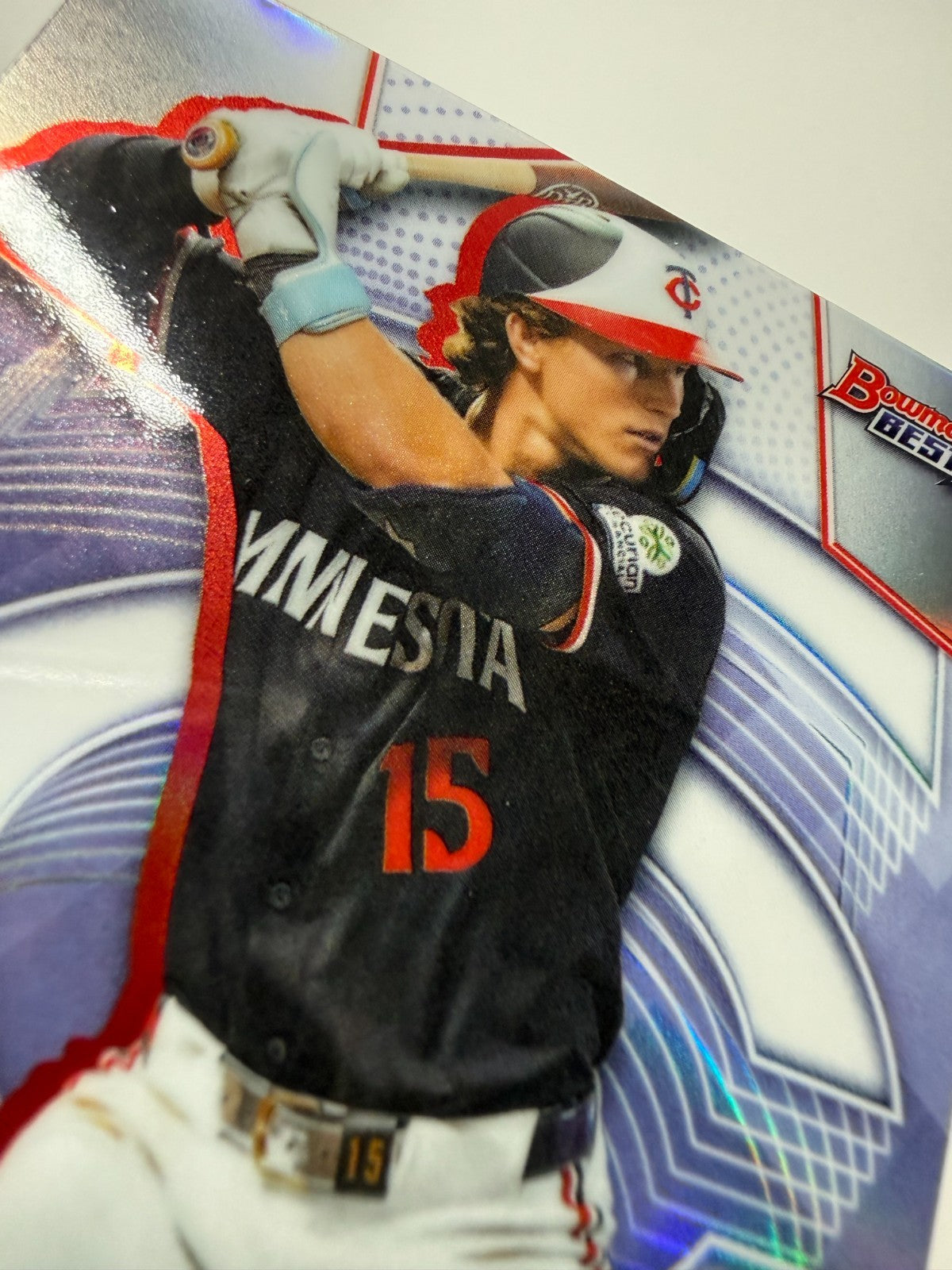 Luke Keaschall 2025 Bowman's Best Refractor RC #70 Twins