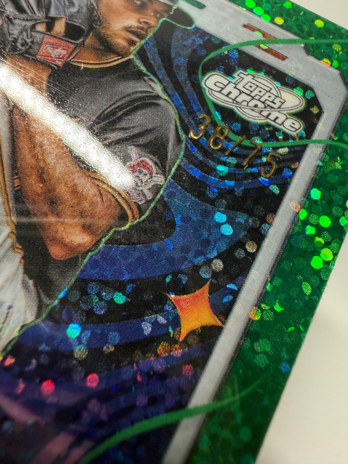 Jared Jones 2024 Topps Cosmic Chrome Green Space Dust Refractor RC /75 #163