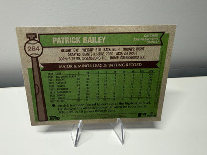 Patrick Bailey 2025 Topps Heritage Bisentennial /200 #264 Giants