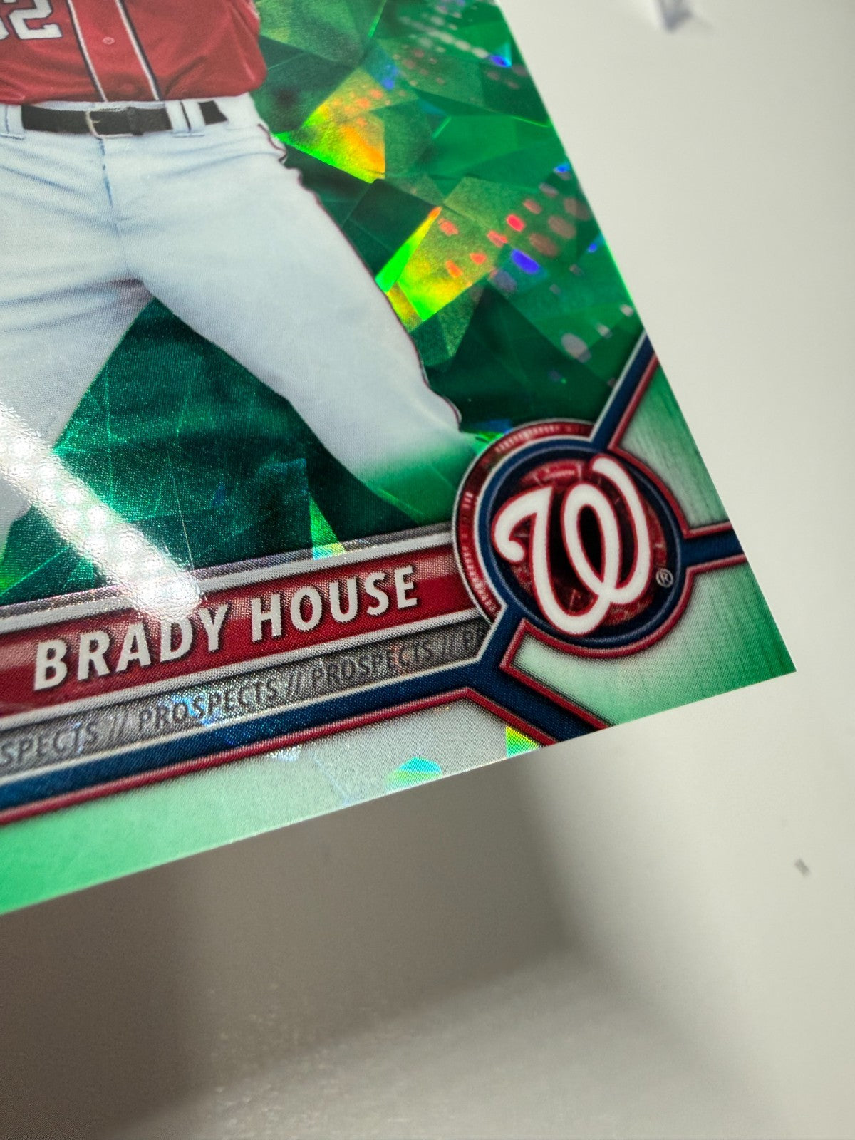 Brady House 2022 Bowman Draft Chrome Sapphire Green Refractor /50 #BDC-144
