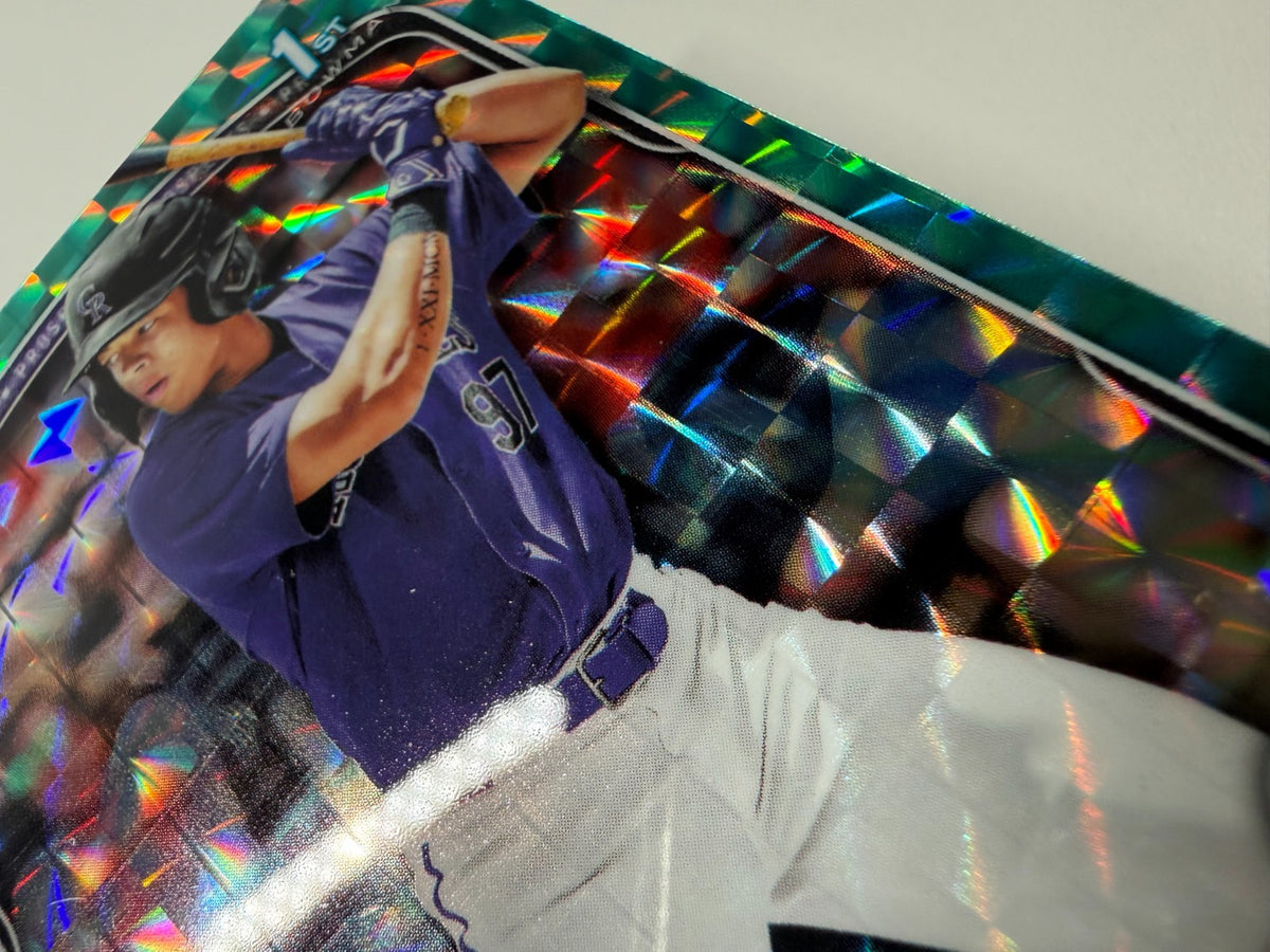 Cameron Nelson 2025 Bowman Draft Chrome 1st Aqua Geometric Refractor /125