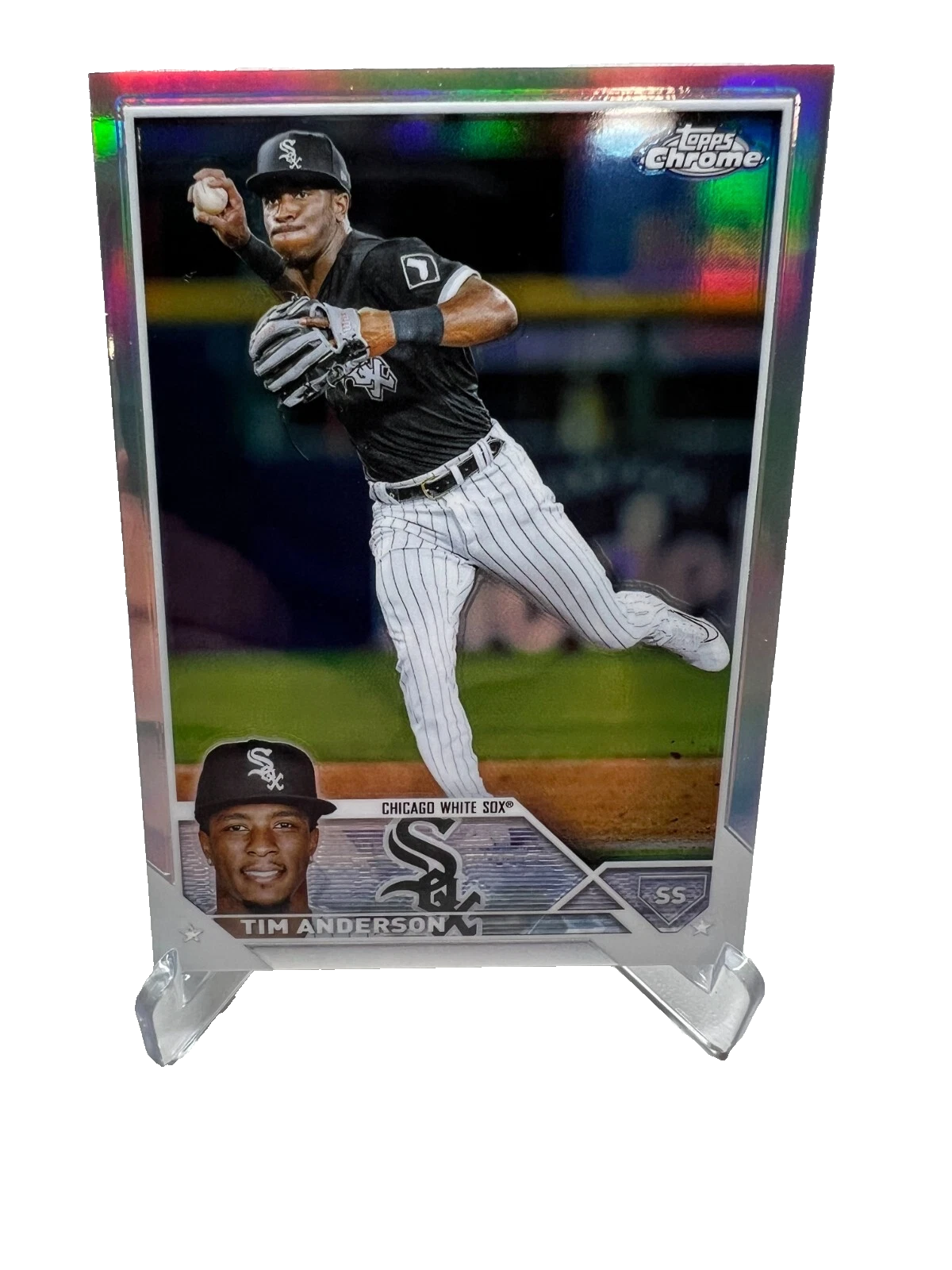 Tim Anderson 2023 Topps Chrome Refractor #211 White Sox