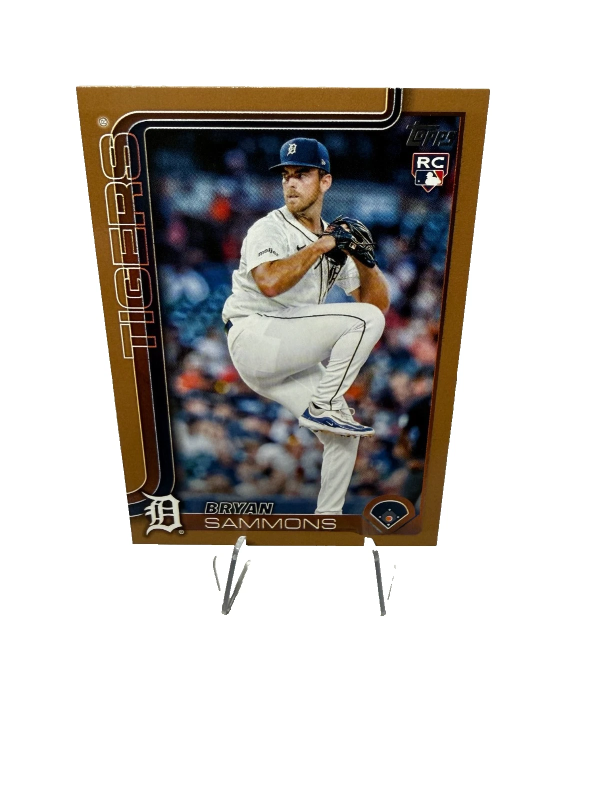 Bryan Sammons 2025 Topps Update Series Gold RC /2025 #US198 Tigers