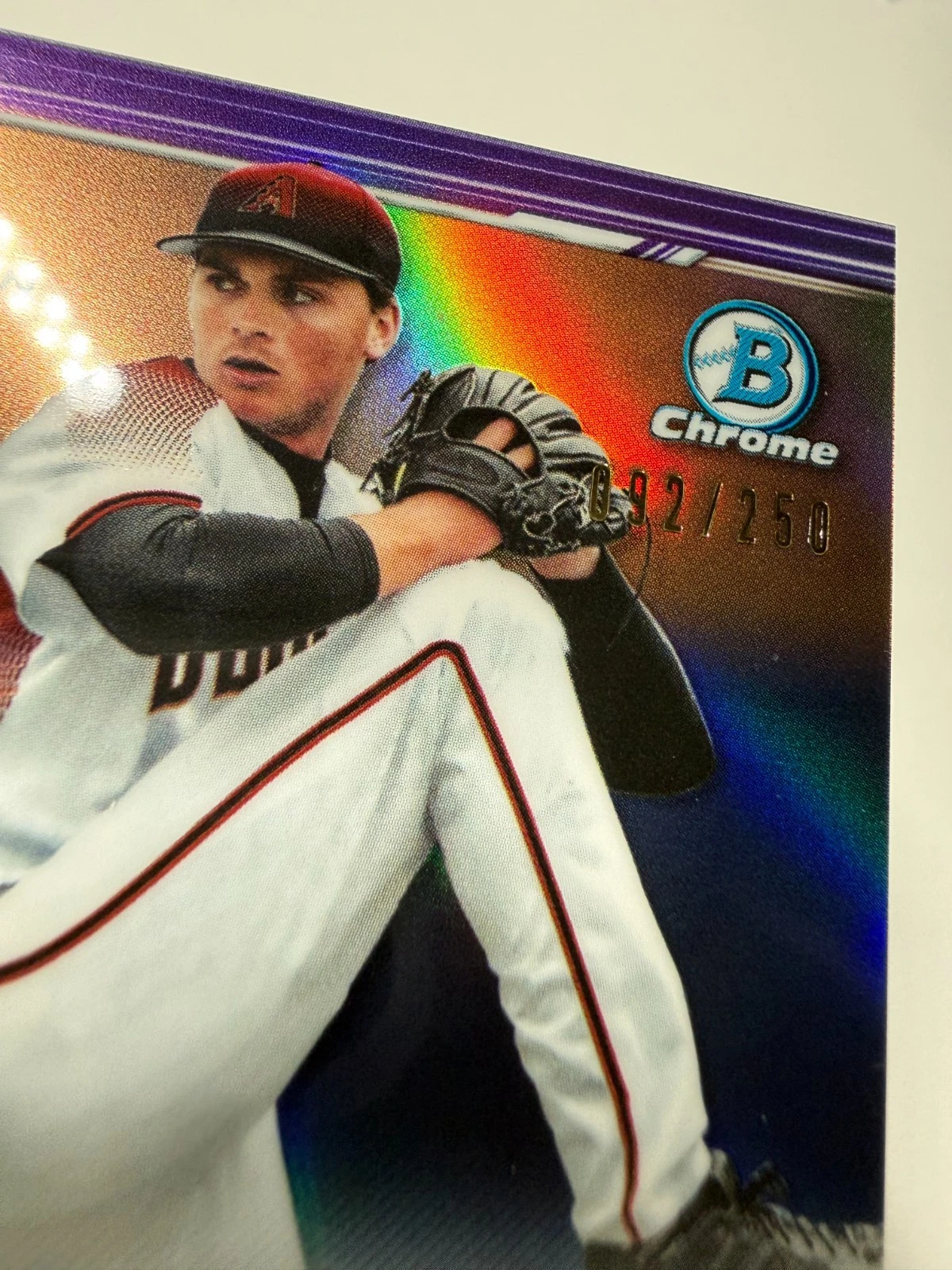 Tommy Henry 2019 Bowman Chrome 1st Purple Refractor Auto /250 #CDA-TH