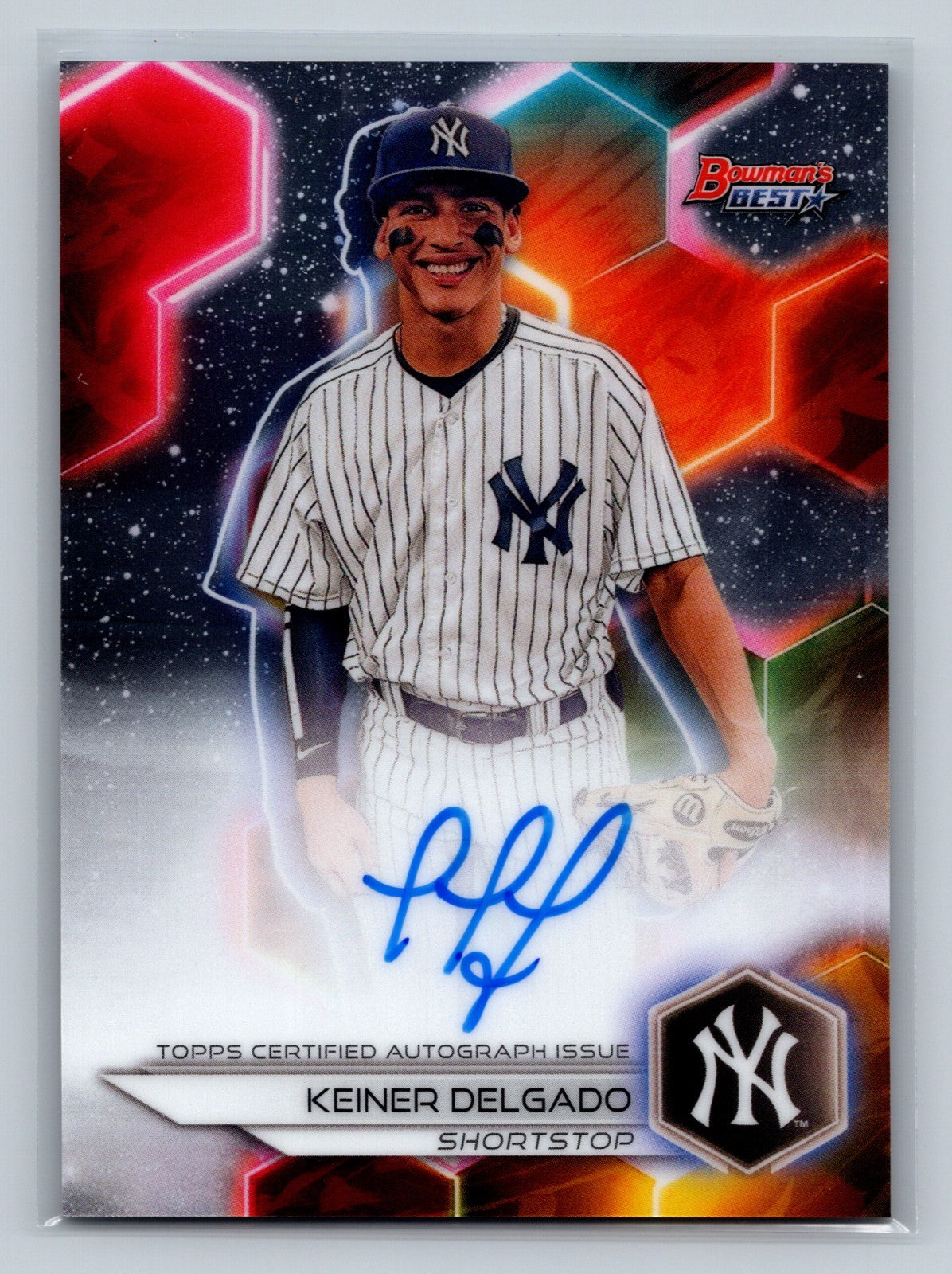 Keiner Delgado 2023 Bowman's Best Auto #B23-KD Yankees