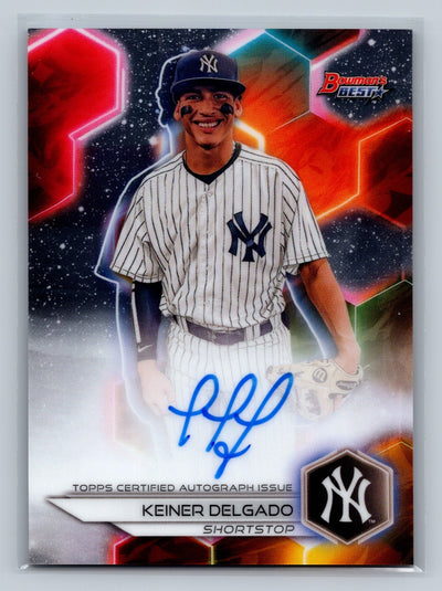 Keiner Delgado 2023 Bowman's Best Auto #B23-KD Yankees