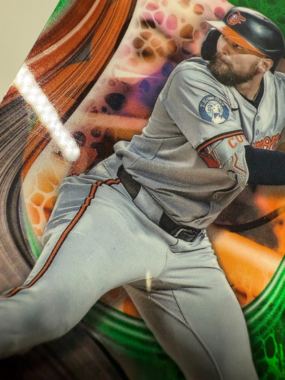 Colton Cowser 2024 Bowmans Best Green Refractor RC /99 #10 Orioles