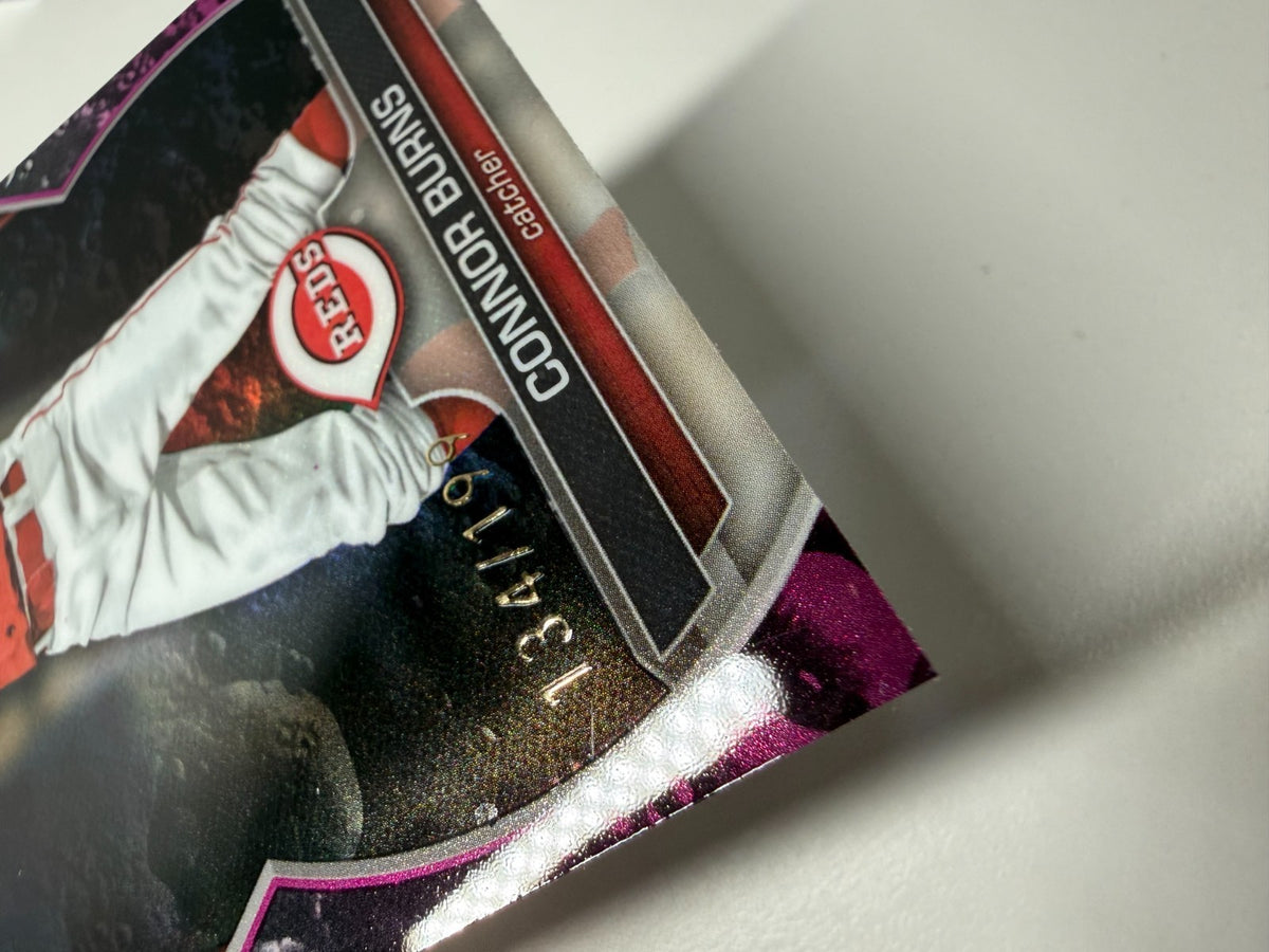 Connor Burns 2023 Bowman Draft Chrome 1st Fuchsia Lunar Refractor /199 #BDC-159