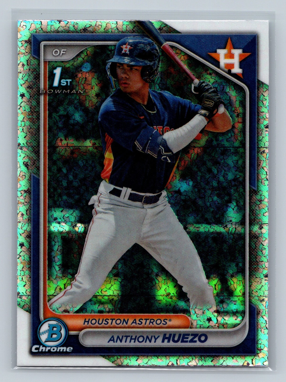 Anthony Huezo 2024 Bowman Chrome 1st Mini Diamond Refractor #BCP-108 Astros