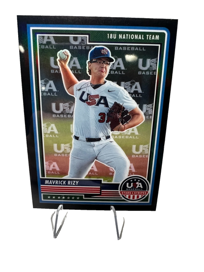 Mavrick Rizy 2023 Panini Stars & Stripes Black /50 #14