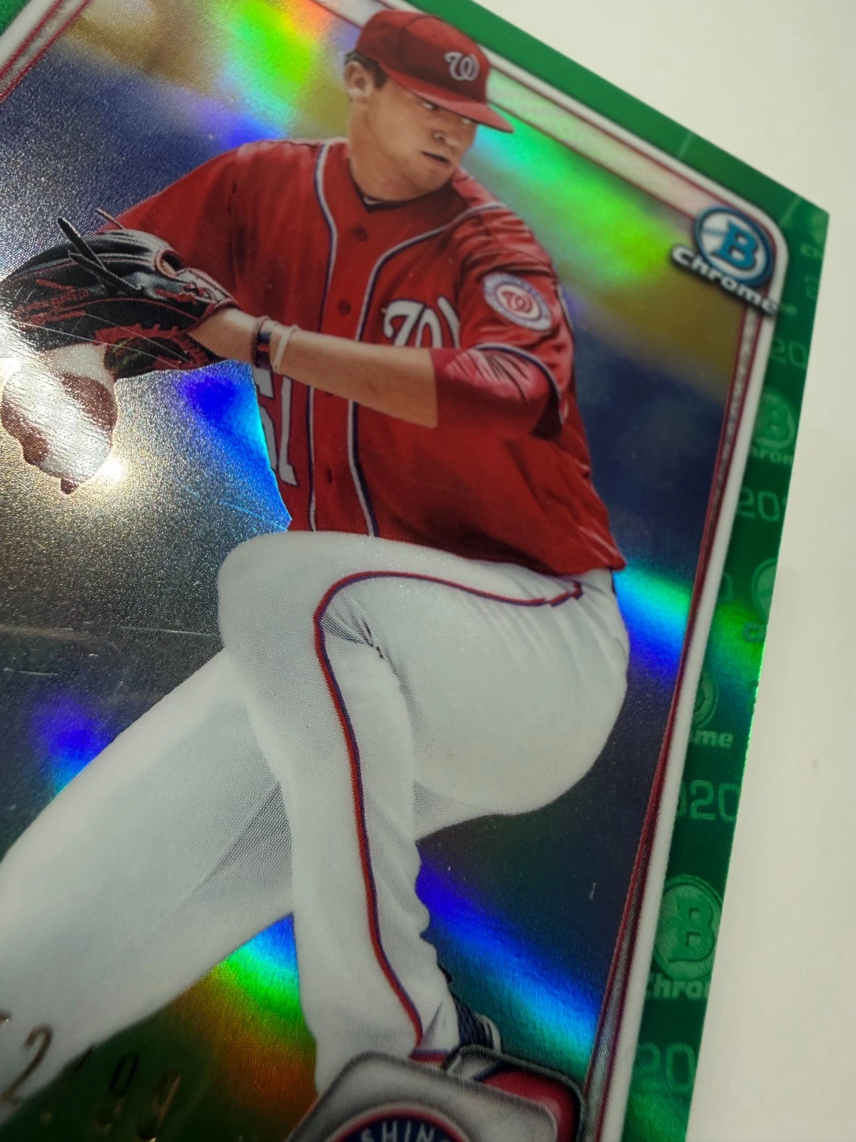Mason Denaburg 2020 Bowman Chrome Prospects Green Refractor /99 #BCP-217