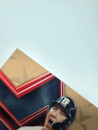 Wyatt Langford 2026 Topps Series 2 Baseball Stars Gold Auto /50 #BSA2-WL Rangers