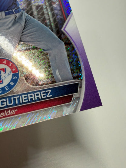Anthony Gutierrez 2023 Bowman Chrome Prospect Purple Shimmer Refractor /250
