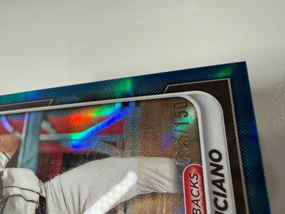 Ivan Luciano 2024 Bowman Draft Chrome 1st Blue Refractor /150 #BDC-29