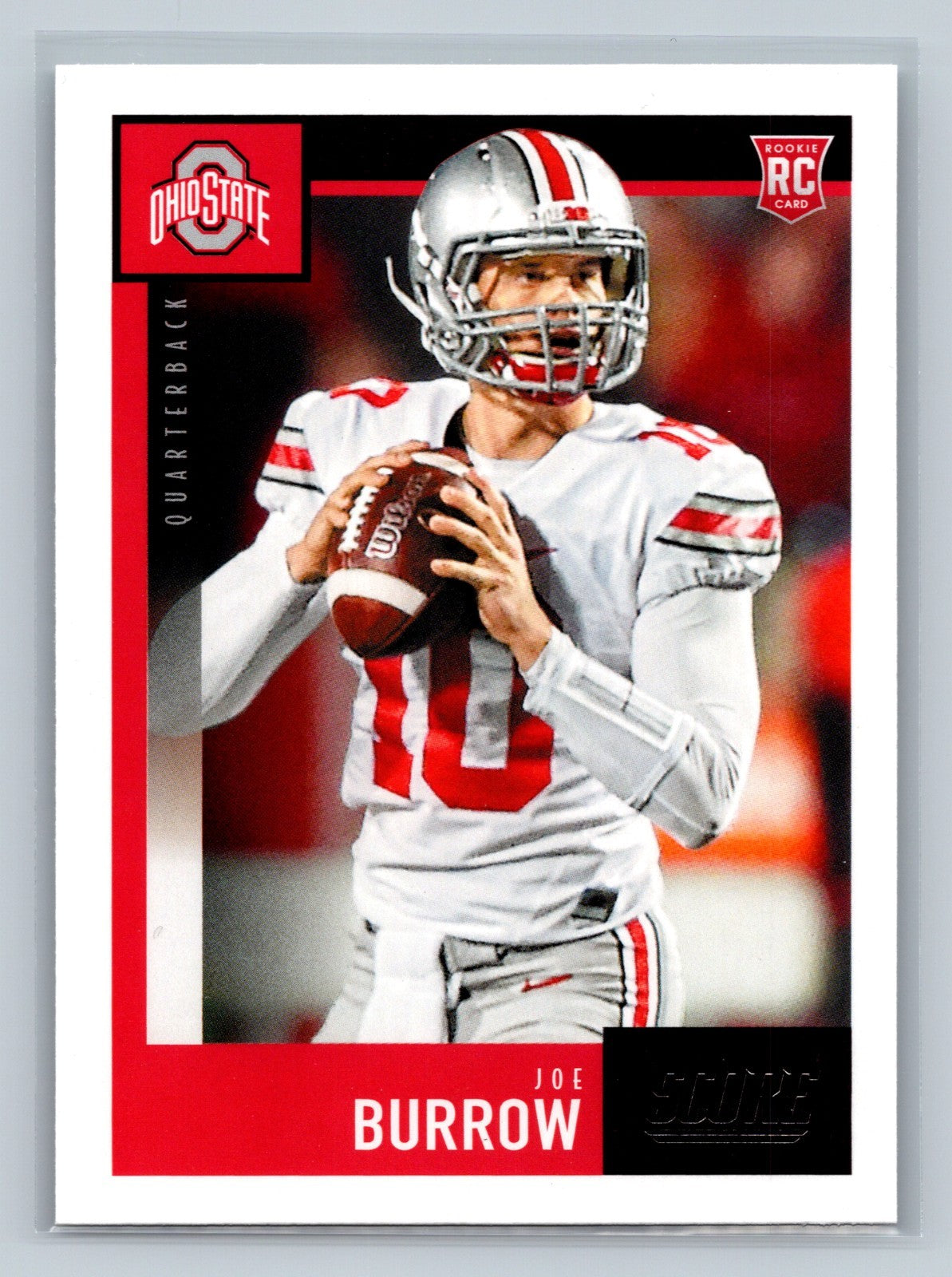 Joe Burrow 2020 Panini Score RC #438 Buckeyes