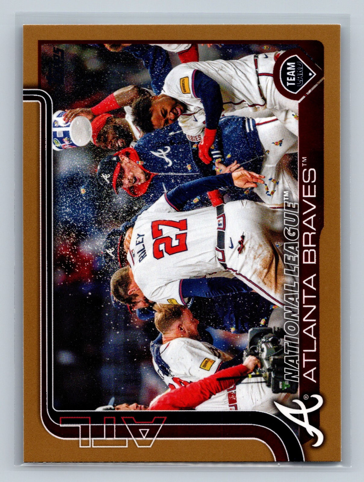 2025 Topps Series 1 Gold /2025 #110 Braves