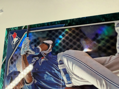 Arjun Nimmala 2024 Bowman Draft Chrome Aqua Lunar Crater Refractor /125 #BDC-102