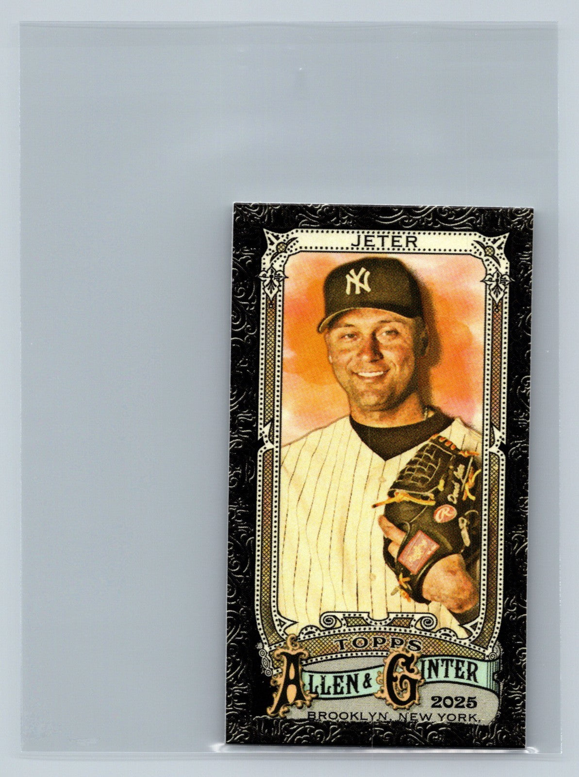 Derek Jeter 2025 Topps Allen & Ginter Mini Black Border #21 Yankees