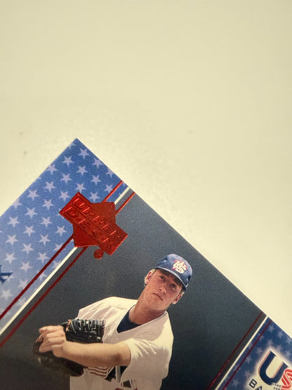 Mark Romanczuk 2003 Upper Deck USA Baseball Blue Ink Auto /150 #J-9