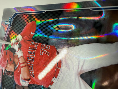 Kevyn Castillo 2025 Bowman Chrome 1st Lava Refractor /399 #BCP-82 Angels