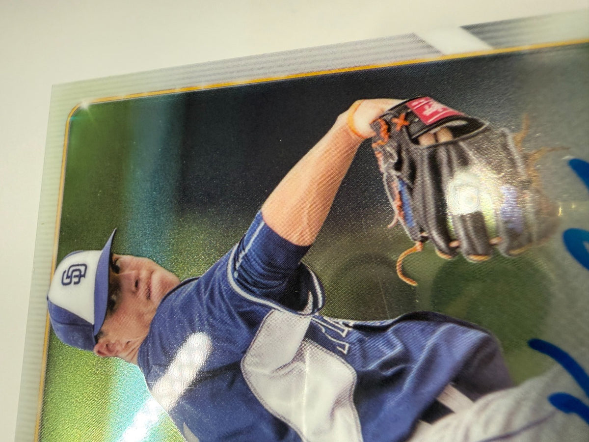 MacKenzie Gore 2018 Bowman Chrome Prospect Auto #CPA-MGO Padres