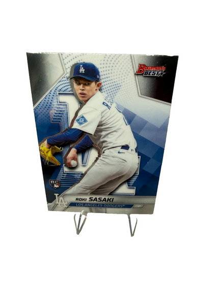 Roki Sasaki 2025 Bowman's Best RC #18 Dodgers