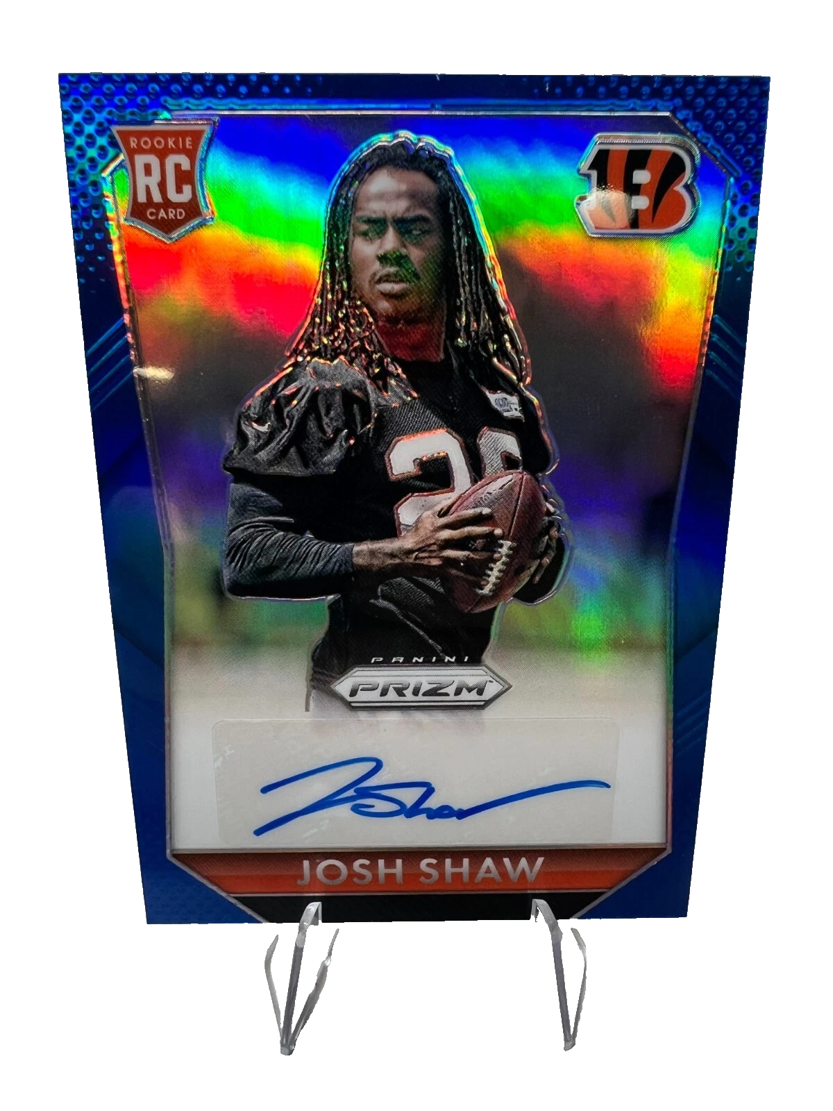 Josh Shaw 2015 Panini Prizm Blue Auto RC /199 #RS-JS Bengals