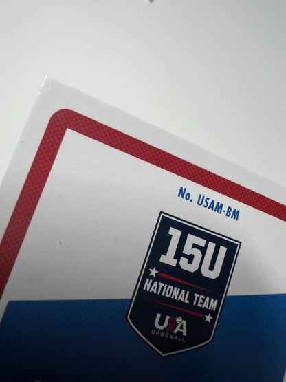 2023 Panini Brady Murrietta USA Baseball Stars & Stripes Material /250 #USAM-BM