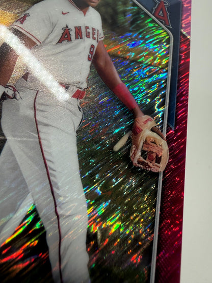 Greylin De La Paz 2024 Bowman Chrome 1st Fuchsia Shimmer Refractor /199 #BCP-181