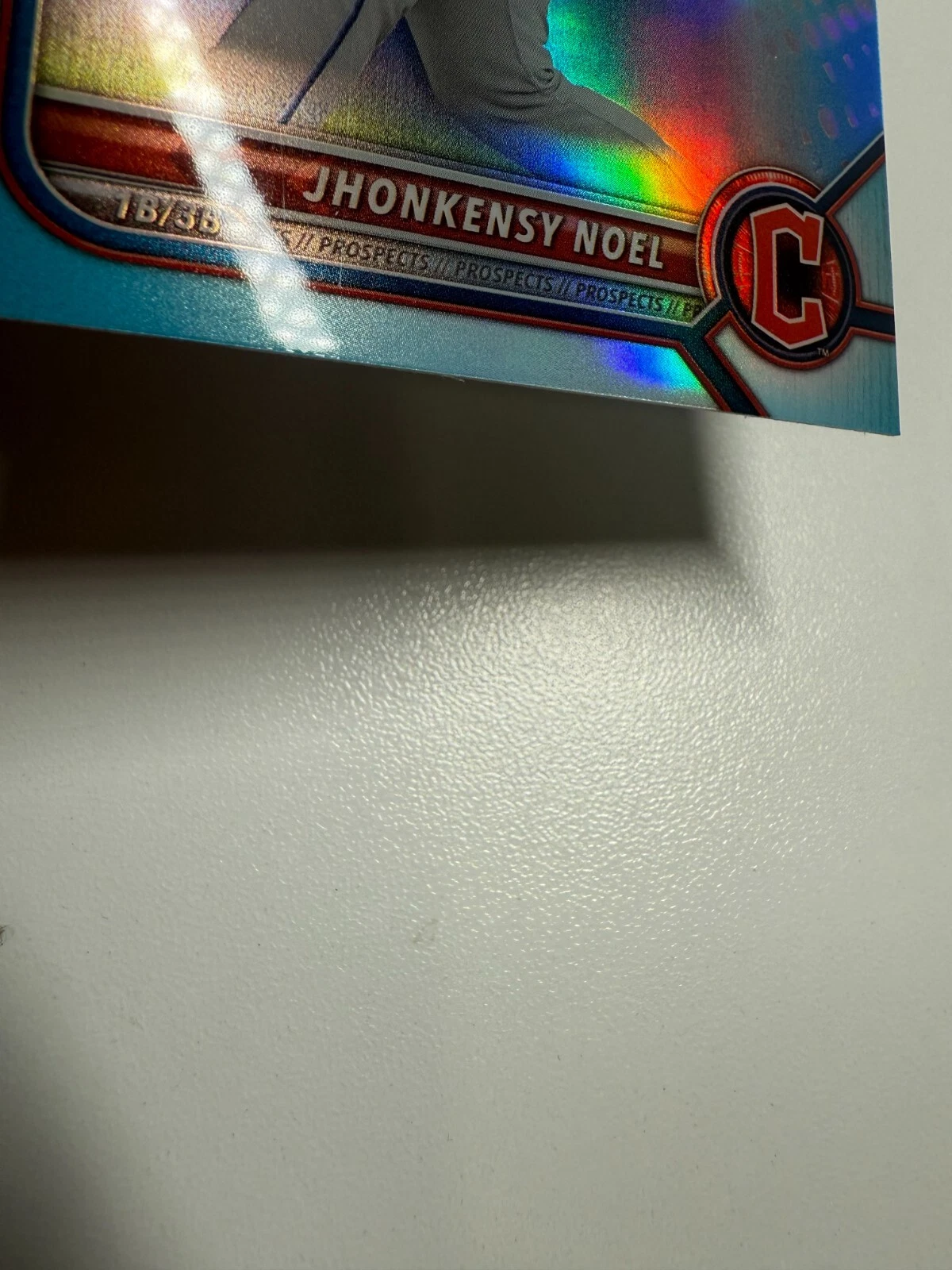 Jhonkensy Noel 2022 Bowman Draft Chrome Sky Blue Refractor #BDC-60 Guardians