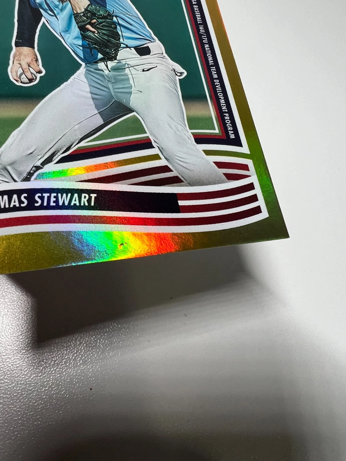 Thomas Stewart 2024 Panini Stars & Stripes Gold Foil /10 #121