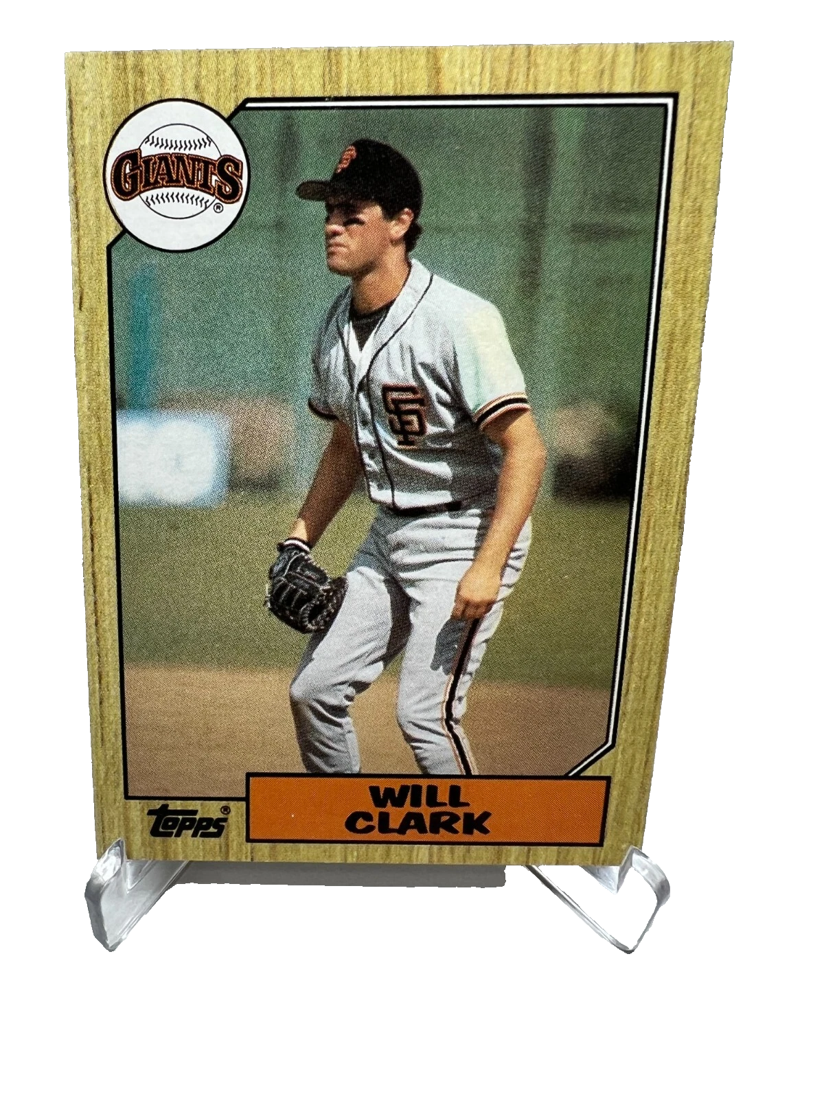 Will Clark 1987 Topps RC #420 Giants