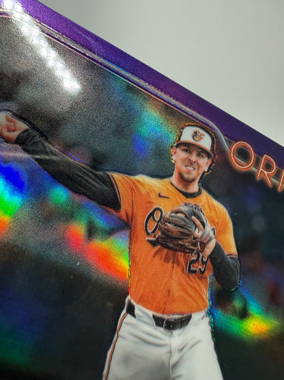 Ramon Urias 2024 Topps Chrome Update Purple Refractor /250 #USC54 Orioles