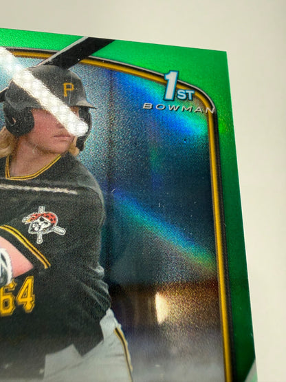 Garret Forrester 2023 Bowman Draft Chrome 1st Green Refractor Auto /99 #CDA-GF