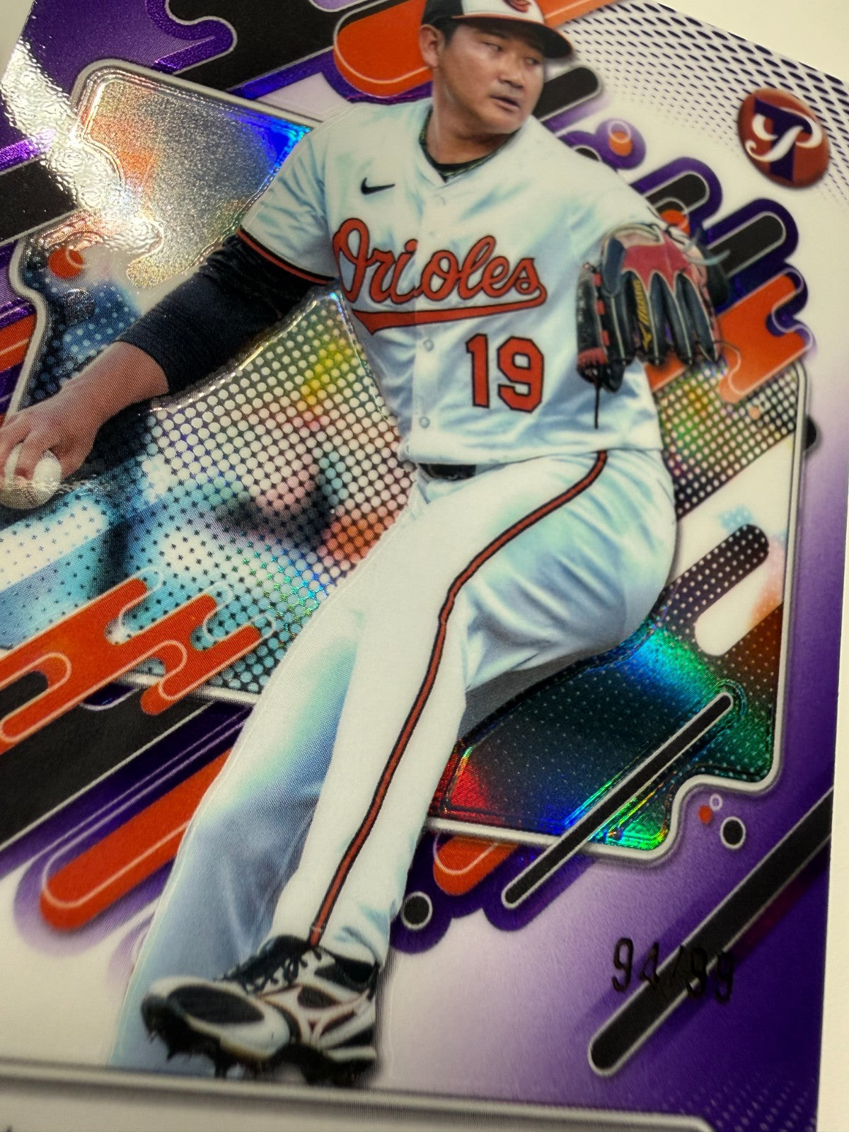 Tomoyuki Sugano 2025 Topps Pristine Purple Refractor RC /99 #82 Orioles