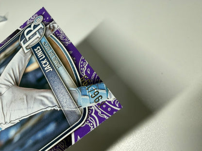 Jack Lines 2025 Bowman 1st Purple Pattern /199 #BP-64 Rays