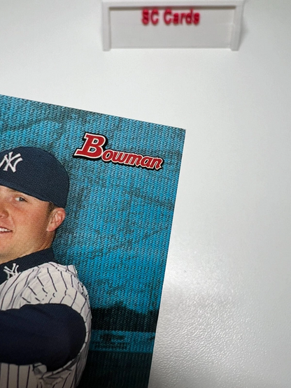 J. Brent Cox 2007 Bowman Signs of the Future Auto #SOF-JBC Yankees
