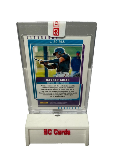 Rayner Arias 2025 Panini Donruss Signature Series Auto #SG-RAS Giants