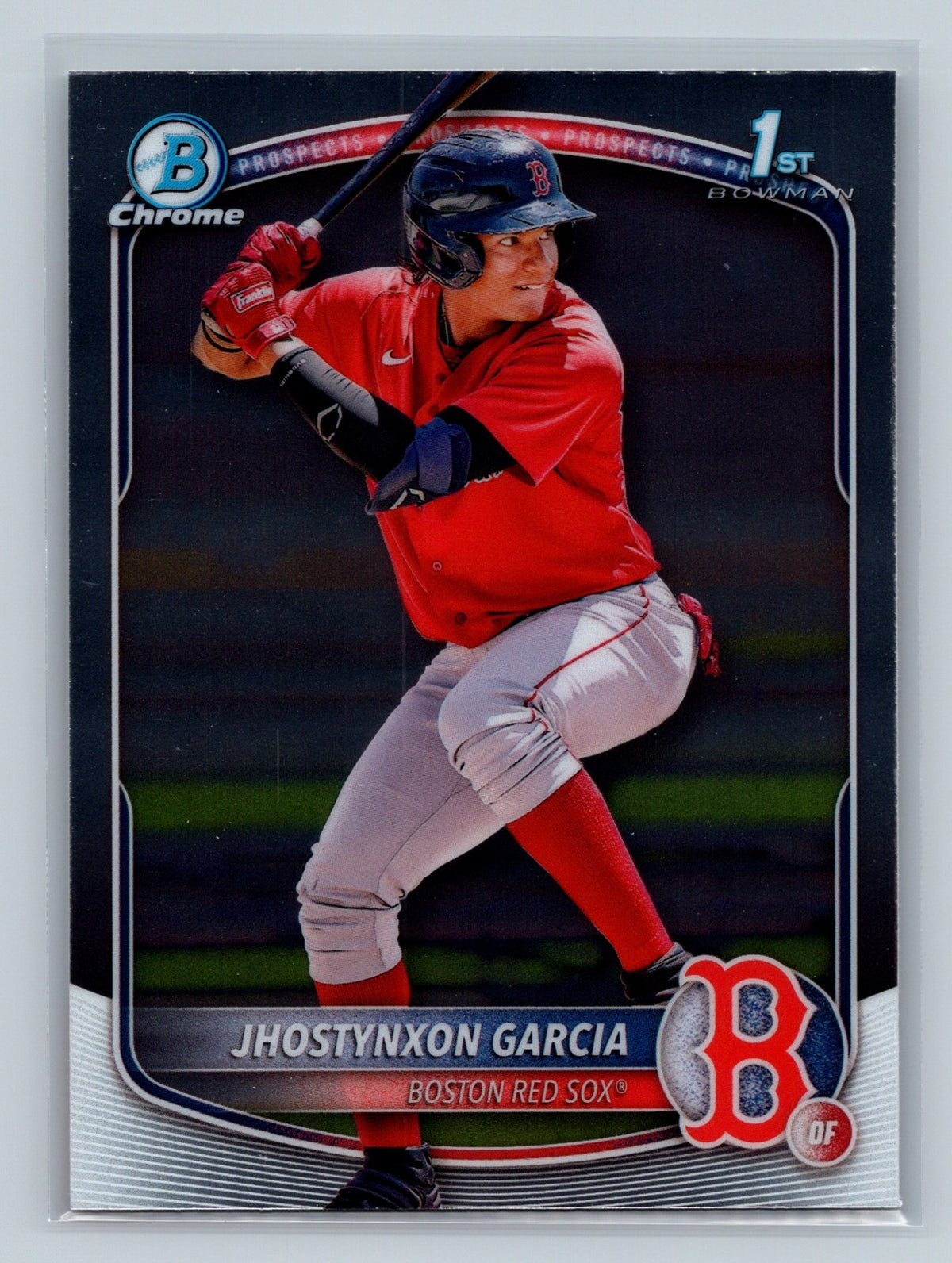 Jhostynxon Garcia 2025 Bowman Chrome 1st #BCP-43 Red Sox