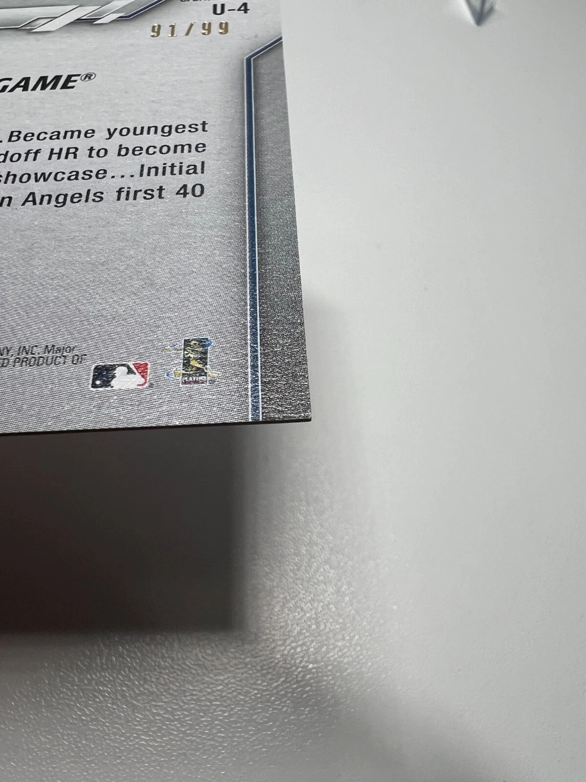 Mike Trout 2020 Topps Update All Star Game /99 #U-4 Angels