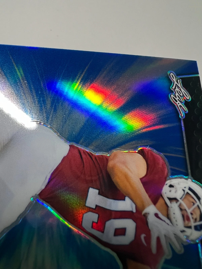 JJ Arcega-Whiteside 2019 Leaf Metal Draft Blue Auto RC /35 #BA-JJA