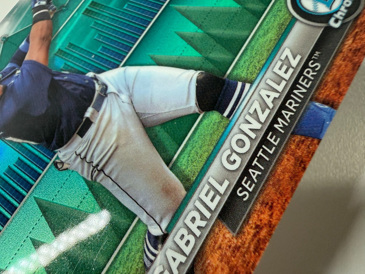 Gabriel Gonzalez 2024 Bowman Scouts Top 100 Aqua Refractor /125 #BTP-48 Mariners