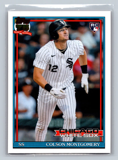 Colson Montgomery 2026 Topps Series 1 75th Anniversary RC #T91-4 White Sox