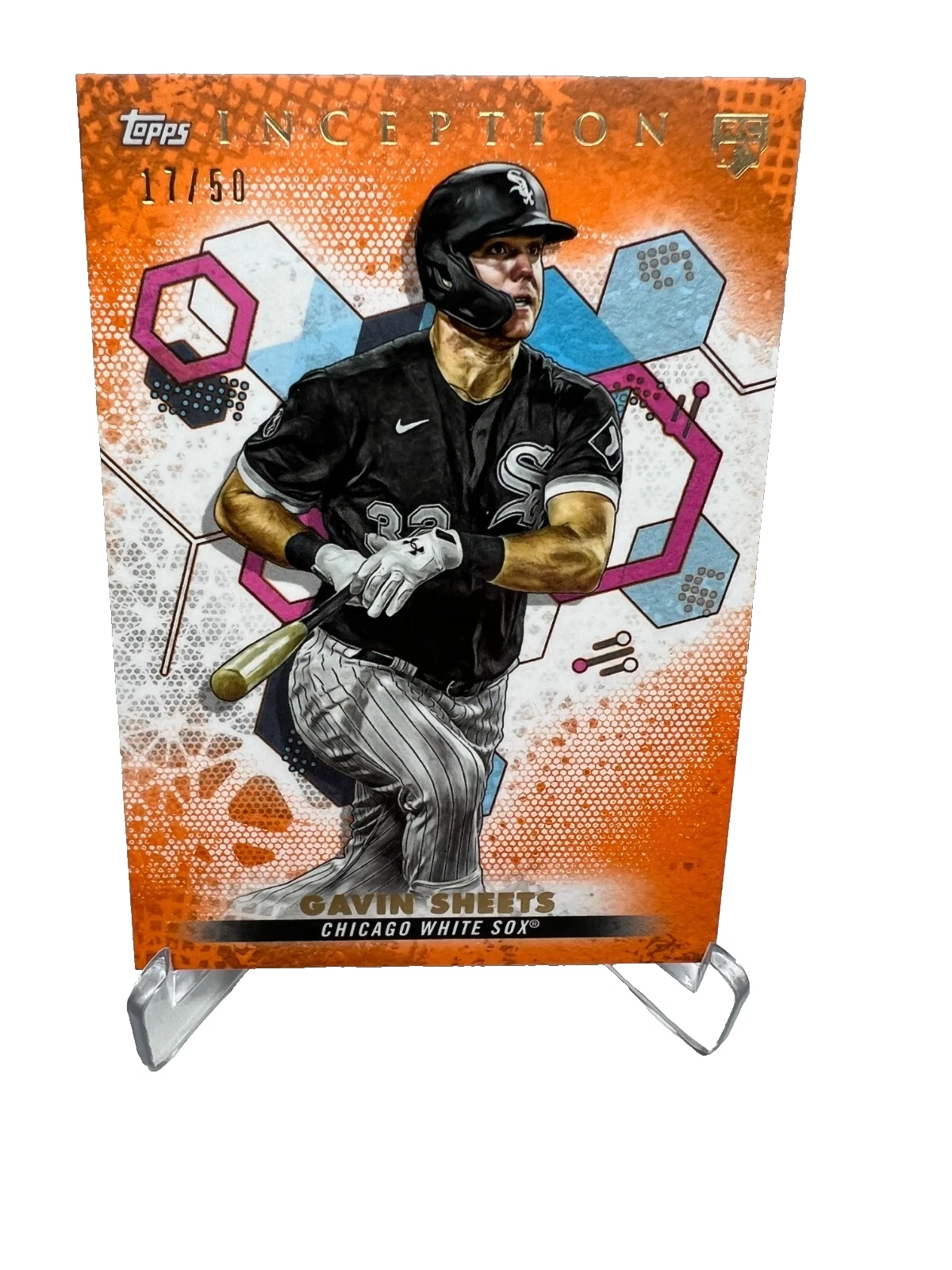 Gavin Sheets 2022 Topps Inception Orange RC /50 #58 White Sox