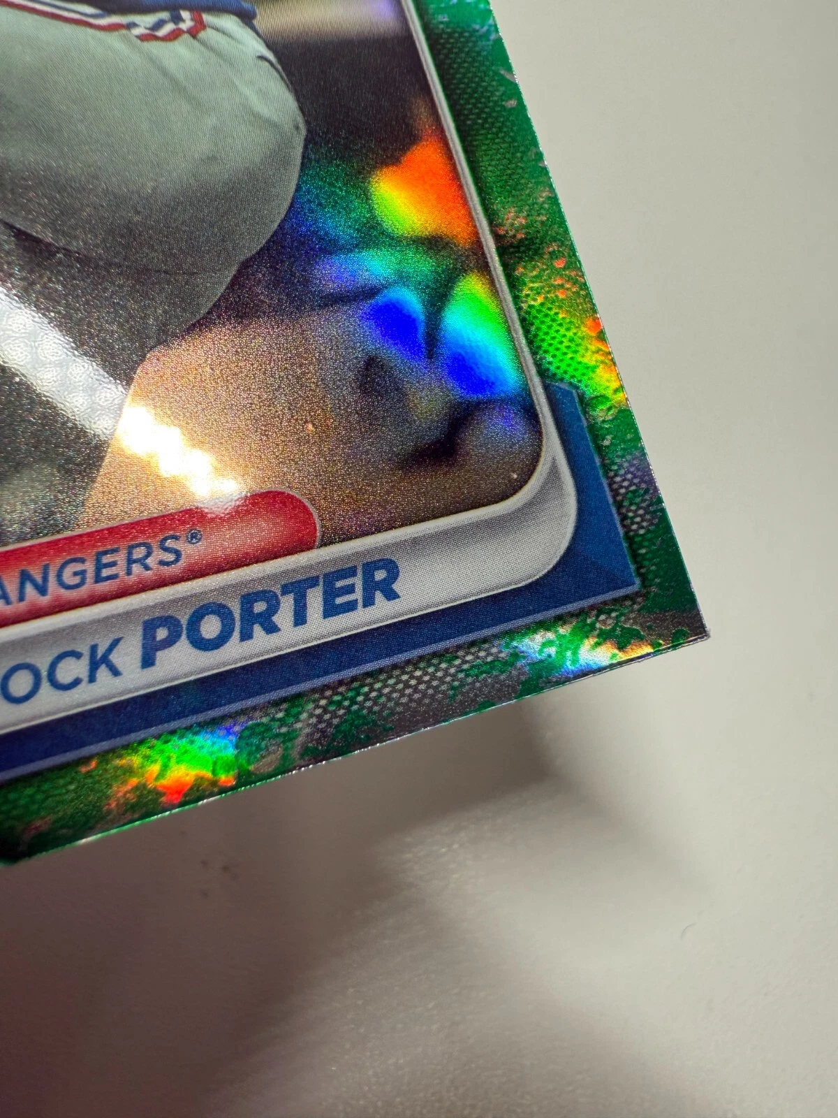 Brock Porter 2024 Bowman Chrome 1st Lunar Glow #BCP-36 Rangers