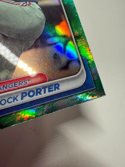 Brock Porter 2024 Bowman Chrome 1st Lunar Glow #BCP-36 Rangers