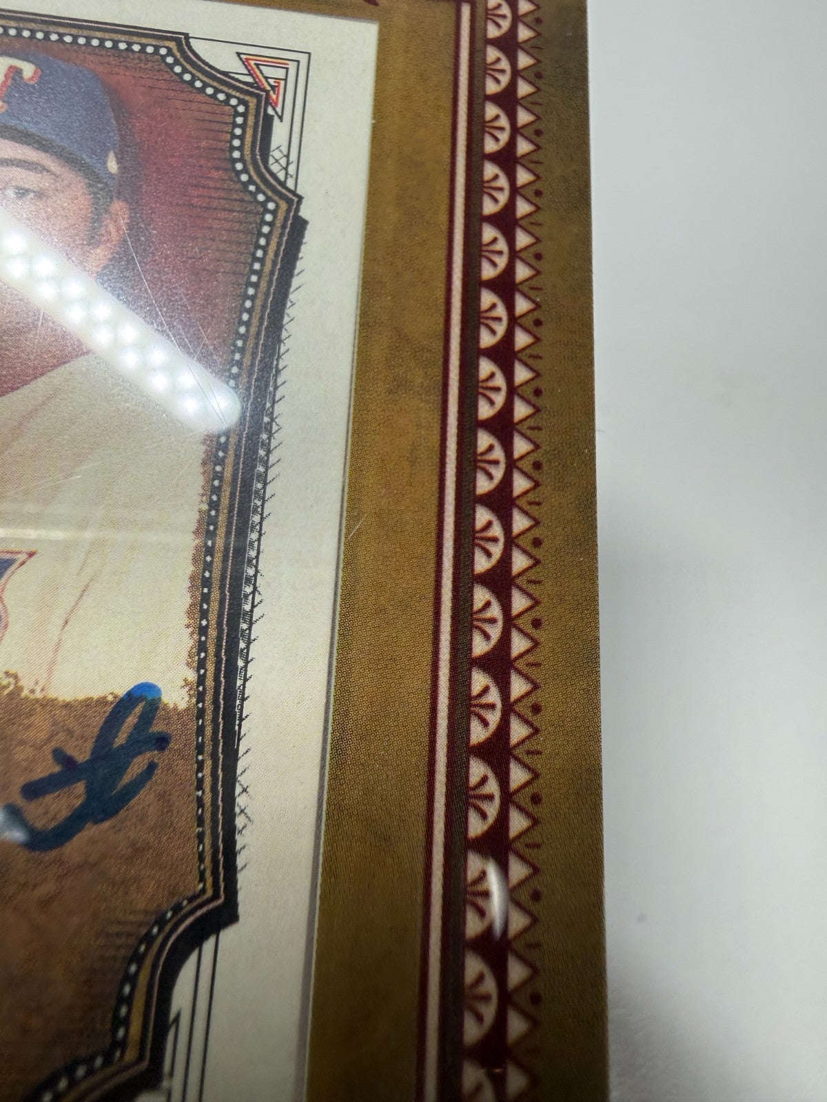 Owen White 2024 Topps Allen & Ginter Mini Framed Auto RC #MA-OW Rangers