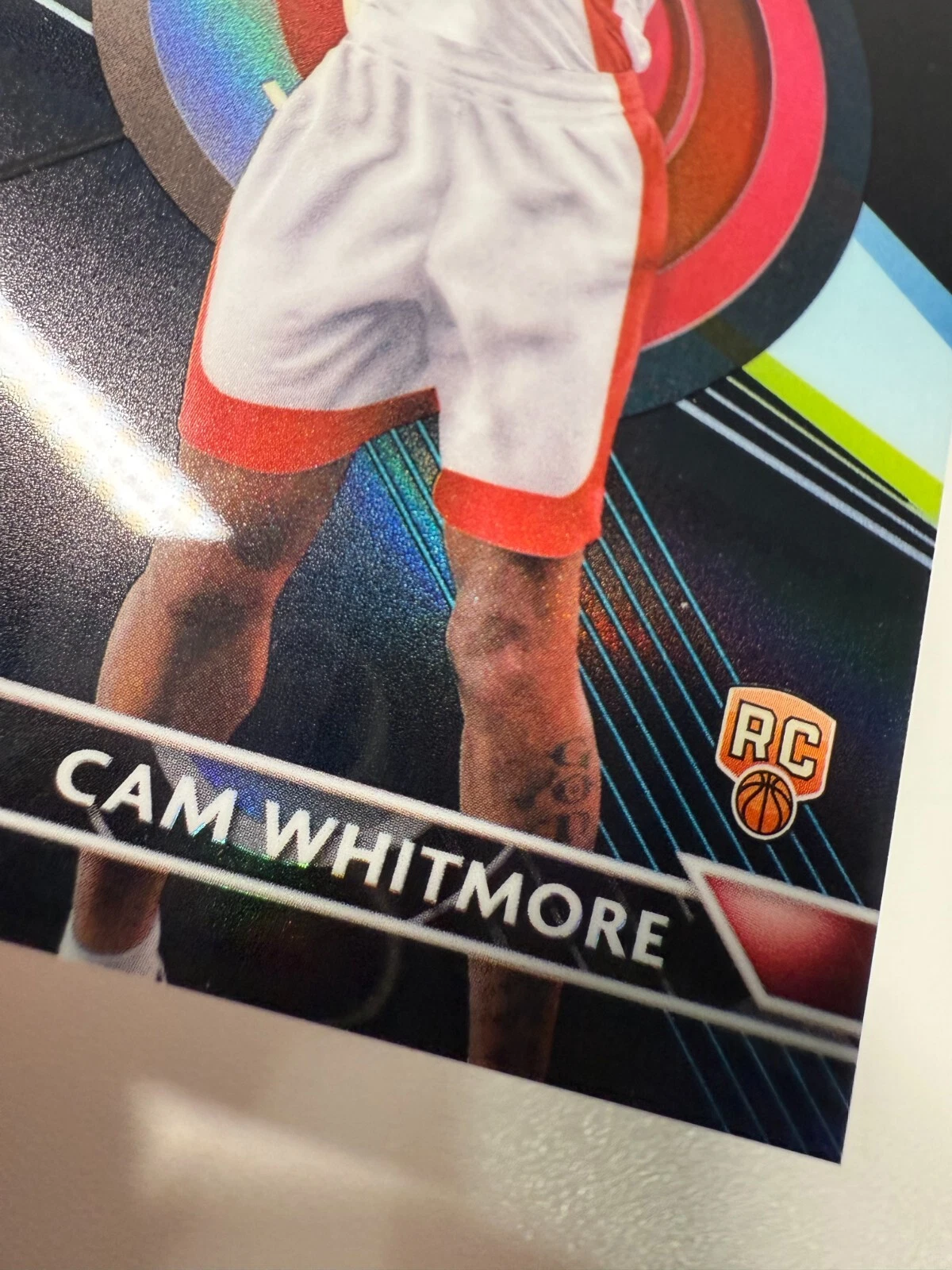 Cam Whitmore 2023-24 Topps Finest Common Black Geometric Refractor RC /25 #79